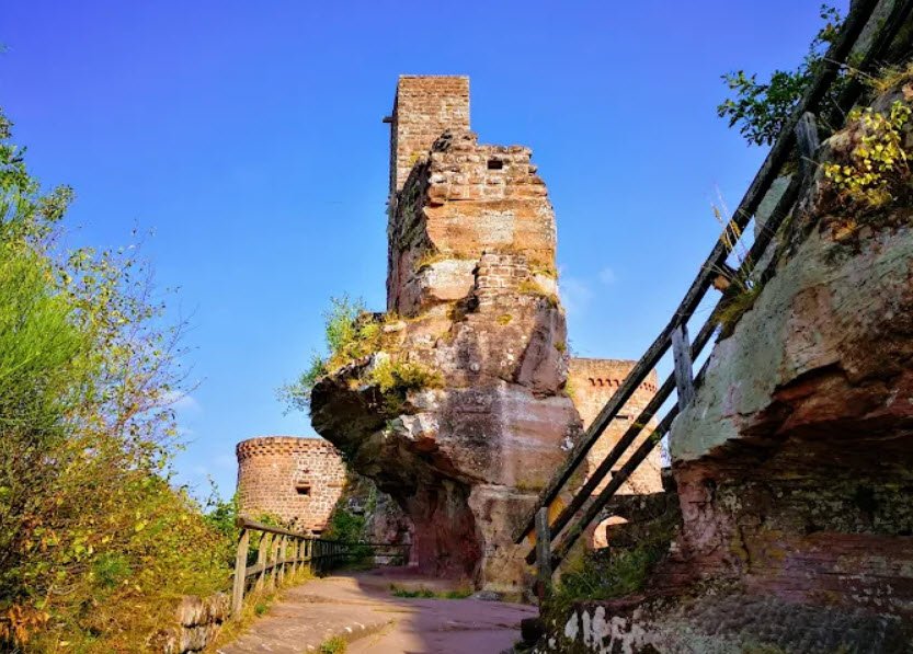 Altdahn Castle, Burg Altdahn, Dahn, Germany, Germany